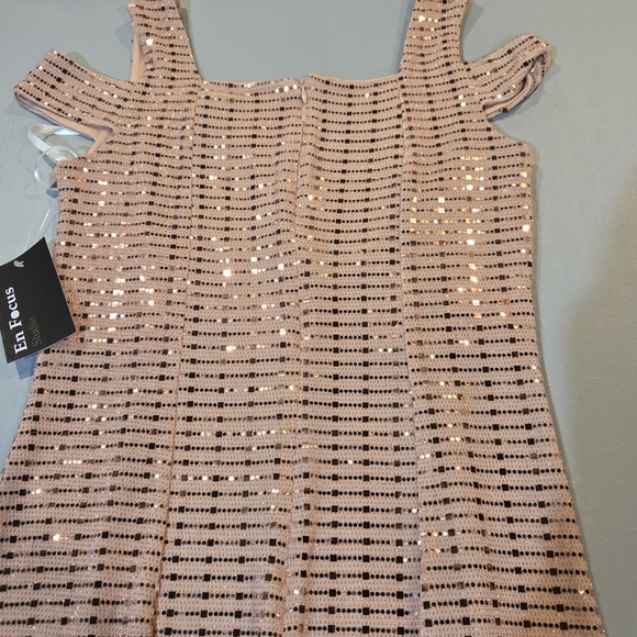 Enfocus Studio Blush Sequin Dress (6c14) - Picture 6 of 6